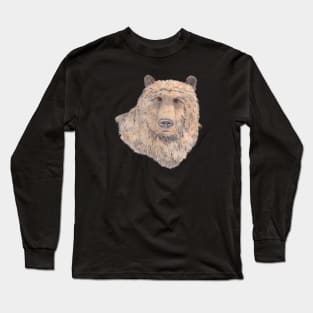 A Bear Portrait Long Sleeve T-Shirt